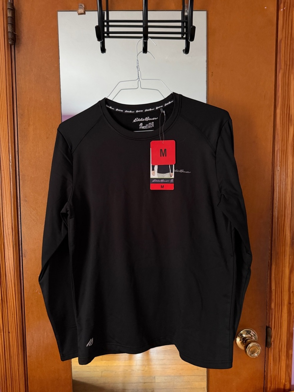 Eddie Bauer Black Long-Sleeve Performance Shirt